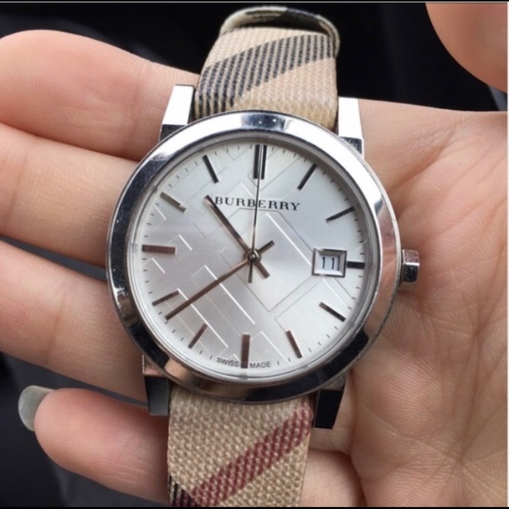 Burberry Watch. Sold as is. Needs new battery.